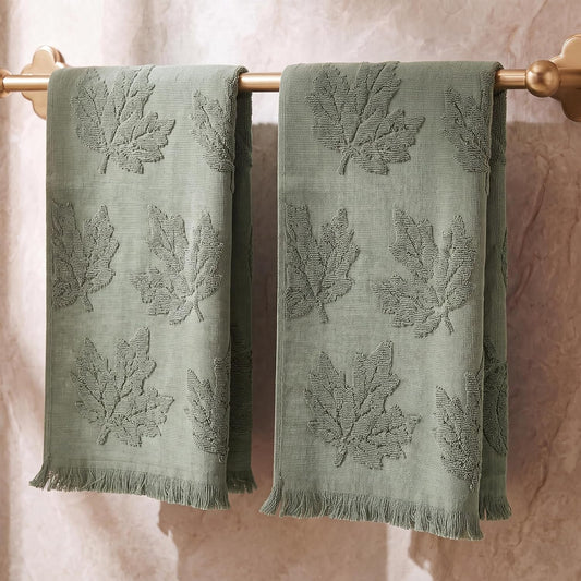 KIBAGA Decorative Fall Hand Towels for Your Bathroom Or Kitchen