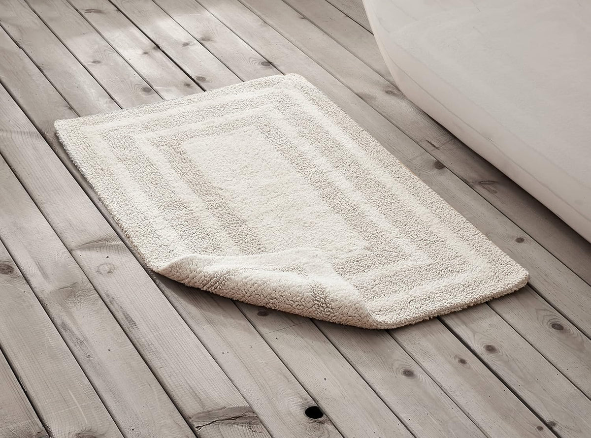 Eddie Bauer - 100% Cotton Bath Rugs, Absorbent Plush Bathroom Mats, 2 Pack